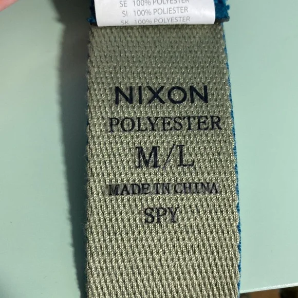 Nixon / Web Spy Belt / Blue (Seaweed) / M/L - Picture 4 of 6